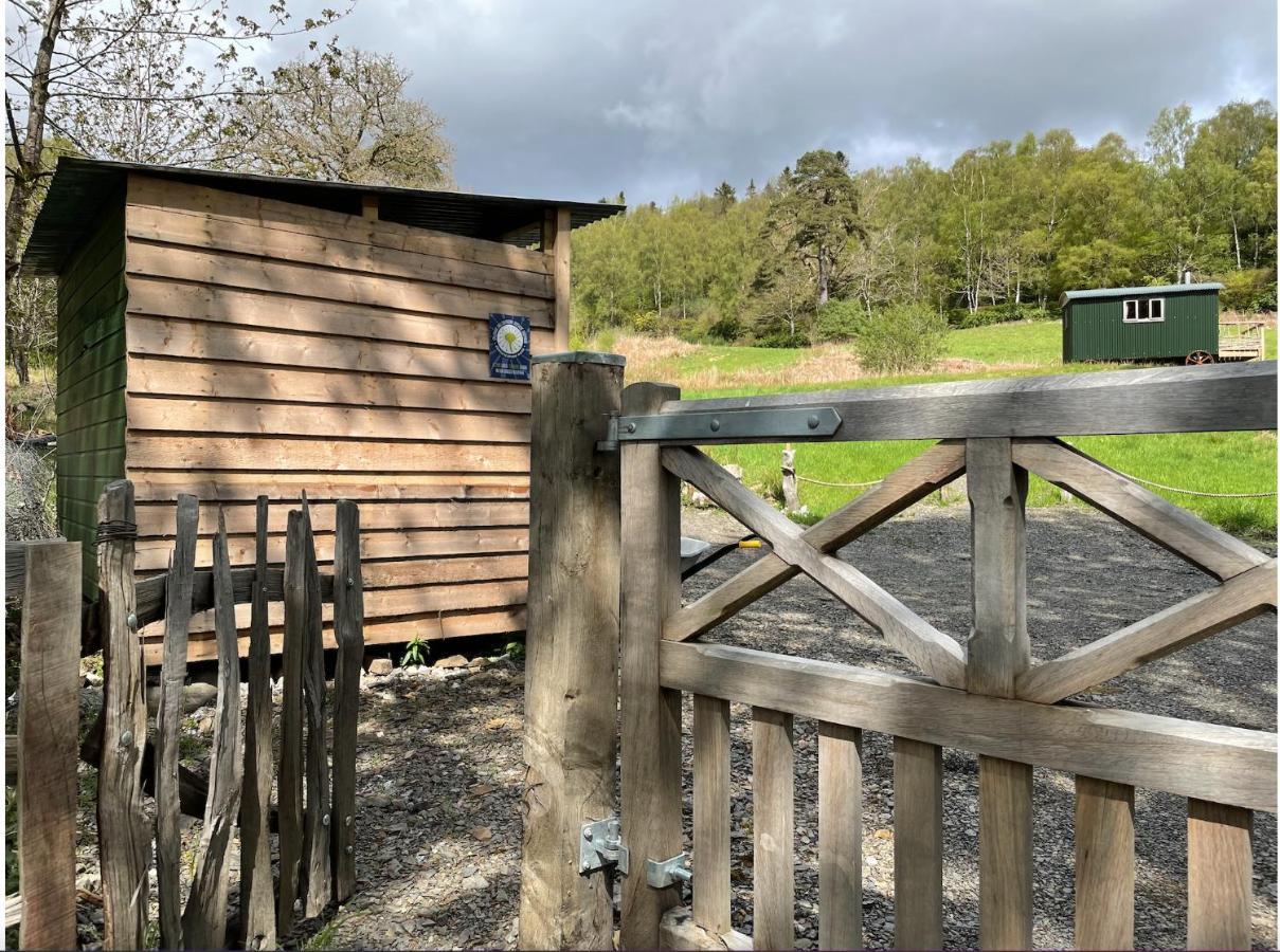 Cosy Woodland Off Grid Shepherds Hut - Rowan Villa Castle Douglas ภายนอก รูปภาพ